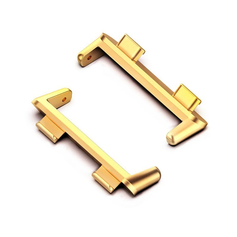 1 Pair 22mm Watch Strap Band Stainless Steel Connector Adapter Replacement for Oppo Watch 2 46mm/Oppo Watch 46mm - Gold - 3