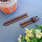 20mm Cowhide Leather Wrist Band for Garmin Venu Stylish Color Splicing Adjustable Replacement Strap - Brown/Black - 2