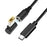 USB-C to Square Plug for Lenovo/IBM/ThinkPad Laptop, 1.8m PD 100W Magnetic Absorption DC Cable E-Mark Chip Notebook Adapter Fast Charging - 1
