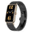 For Huawei Watch Fit Mini 16mm Stainless Steel Watchband Smart Watch Strap Replacement - Black - 2