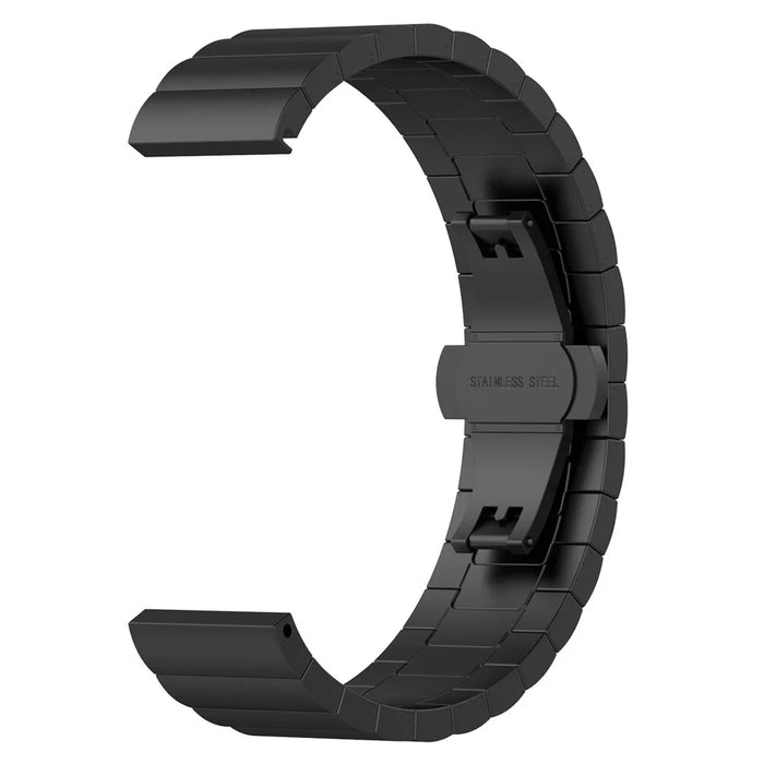 For Huawei Watch Fit Mini 16mm Stainless Steel Watchband Smart Watch Strap Replacement - Black - 3