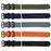 For Garmin Venu 2S / Vivoactive 4S 18mm Nylon Watch Strap Three Heavy Buckles Watch Band Replacement - Rainbow - 6