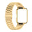 For Xiaomi Redmi Watch 2 Lite Metal Three Beads Wrist Strap+Watch Case - Gold - 3