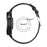 For Huawei Watch GT/Samsung Gear S3/Galaxy Watch 46mm Smart Watch Band 22mm Universal Stitching Line First Layer Cowhide Solid Color Strap - Black - 7