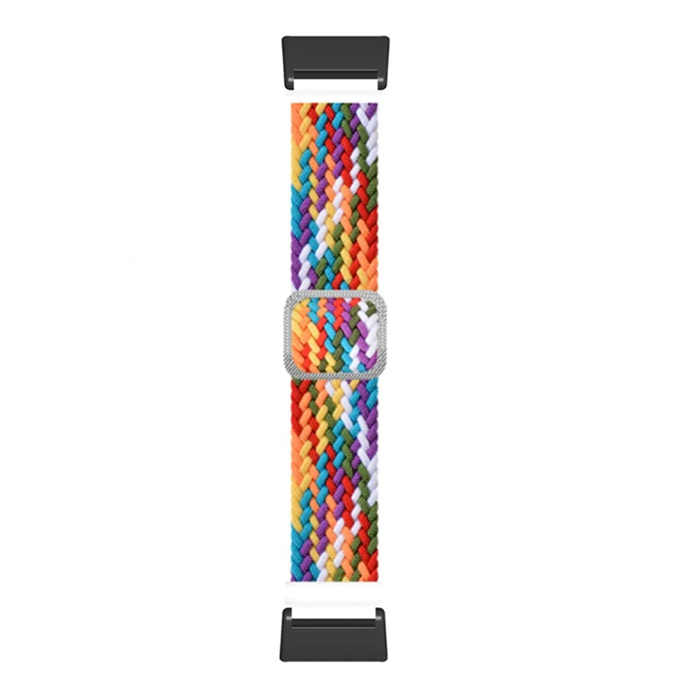 For Xiaomi Redmi Watch Replacement Wrist Strap Braided Nylon Elastic Watchband - Rainbow Color - 2