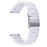 For Huami Amazfit Bip S/GTR 42mm/GTS/Bip Lite 20mm Watch Strap Replacement Resin Wrist Band - White - 1