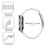 For Huami Amazfit Bip S/GTR 42mm/GTS/Bip Lite 20mm Watch Strap Replacement Resin Wrist Band - White - 5
