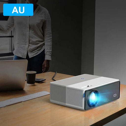 D5000 Mini HD 1080P Projector LCD+LED Large Screen 100-inch Projector for Office Home Theater (Screen Mirroring Version) - EU Plug - 2