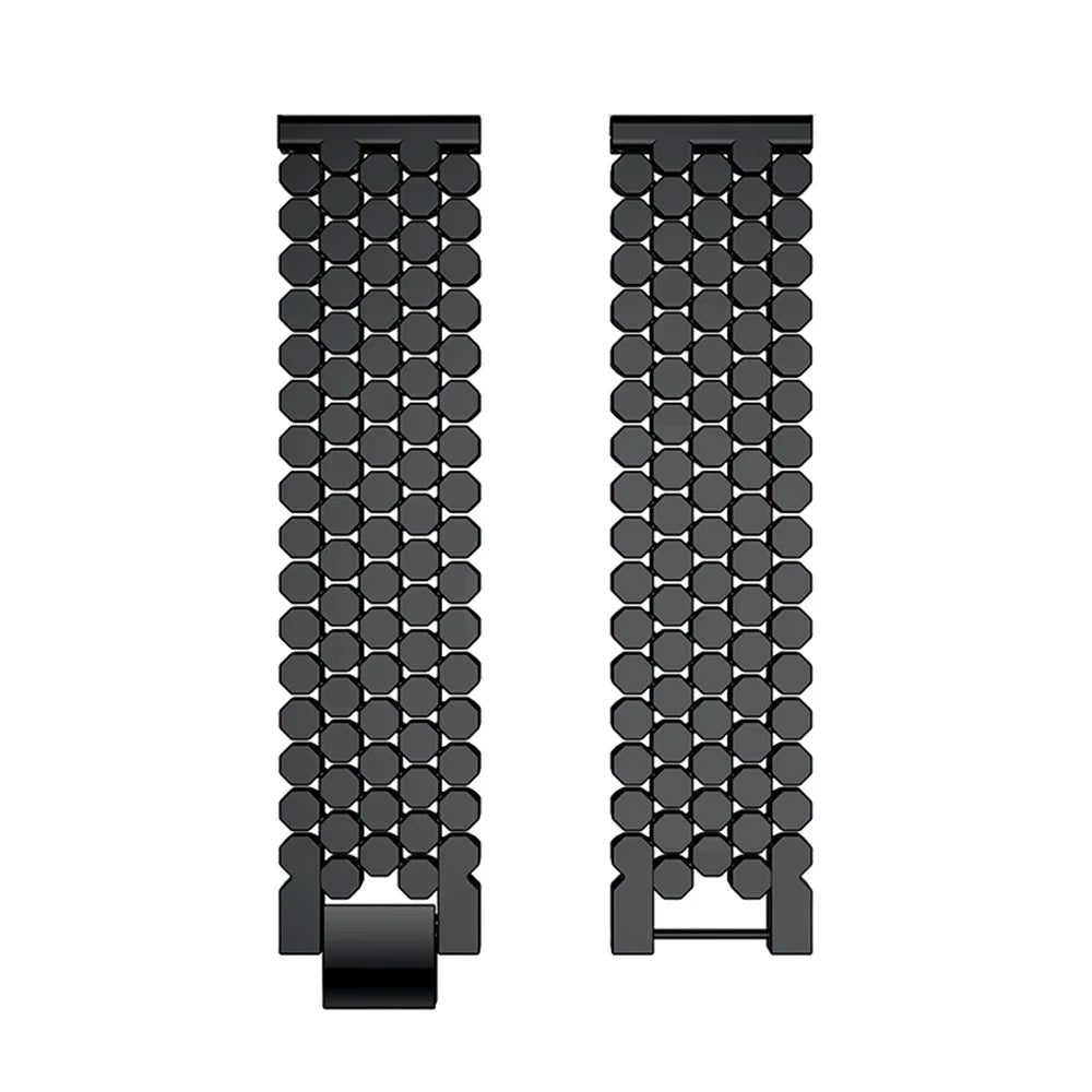 Watch Band for Huawei Watch GT 46mm / Samsung Galaxy Watch3 45mm / Watch 46mm Alloy Quick Release Watchband 22mm Replacement Strap - Black - 4