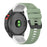 For Garmin Fenix 6X GPS 26mm Replacement Silicone Watch Strap Adjustable Wrist Band with Tools - Light Green/White - 2