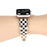 For Apple Watch Ultra 3 2 1 49mm / Series 11 10 46mm / 9 8 7 45mm / SE3 SE2 SE 6 5 4 44mm / 3 2 1 42mm Chain Style Bracelet Stainless Steel Watchband Watch Strap - Black White Grid - 4