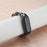 For Xiaomi Mi Band 5/6 Punk Stainless Steel Watch Band with Thread Design Replacement Watch Strap - Black - 7