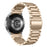For Samsung Galaxy Watch4 Active 40mm/44mm / Watch4 Classic 42mm/46mm Replacement Watchband 3 Beads Stainless Steel Wrist Strap - Vintage Gold - 2