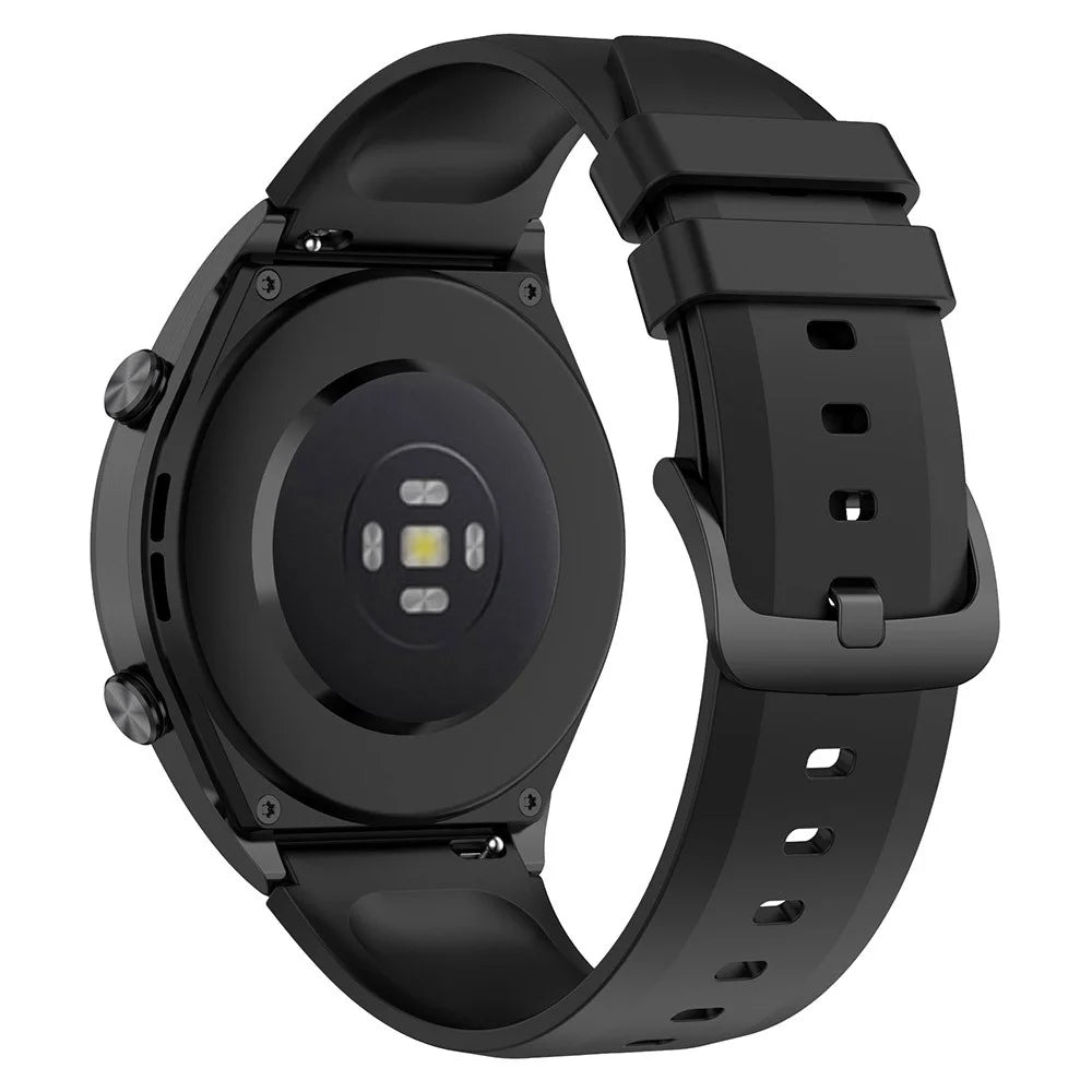 For Xiaomi Watch S1 22mm Silicone Watch Band Replacement Spare Watch Strap - Black - 3