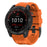 For Garmin Fenix 7 Soft Silicone Adjustable Watch Band Replacement Wrist Strap with Buckle - Orange - 2