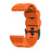For Garmin Fenix 7 Soft Silicone Adjustable Watch Band Replacement Wrist Strap with Buckle - Orange - 4