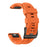 For Garmin Fenix 7 Soft Silicone Adjustable Watch Band Replacement Wrist Strap with Buckle - Orange - 5