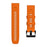 For Garmin Fenix 7 Soft Silicone Adjustable Watch Band Replacement Wrist Strap with Buckle - Orange - 6