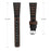 For Huami Amazfit Bip 1S/GTR 42mm/GTS/Bip Lite Soft Durable Top Layer Genuine Leather Wrist Strap Wave Stitching Lines Watchband - Black - 3