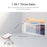 HOTACK D047A Portable Wireless Projector Mini Home Theater Projector with Bluetooth-compatible WiFi Functions Support 32GTF Card - EU Plug - 6