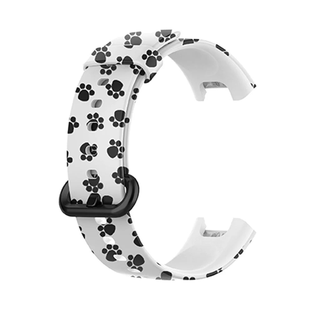 For Xiaomi Redmi Watch 2 Lite Pattern Printed Watchband Adjustable Silicone Smart Watch Strap - Paw - 3