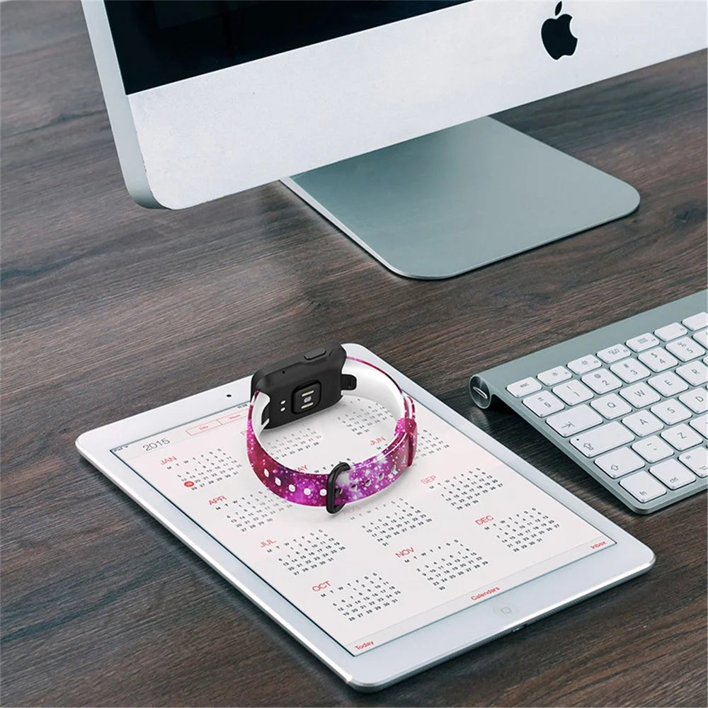 For Xiaomi Redmi Watch 2 Lite Pattern Printed Watchband Adjustable Silicone Smart Watch Strap - Paw - 6