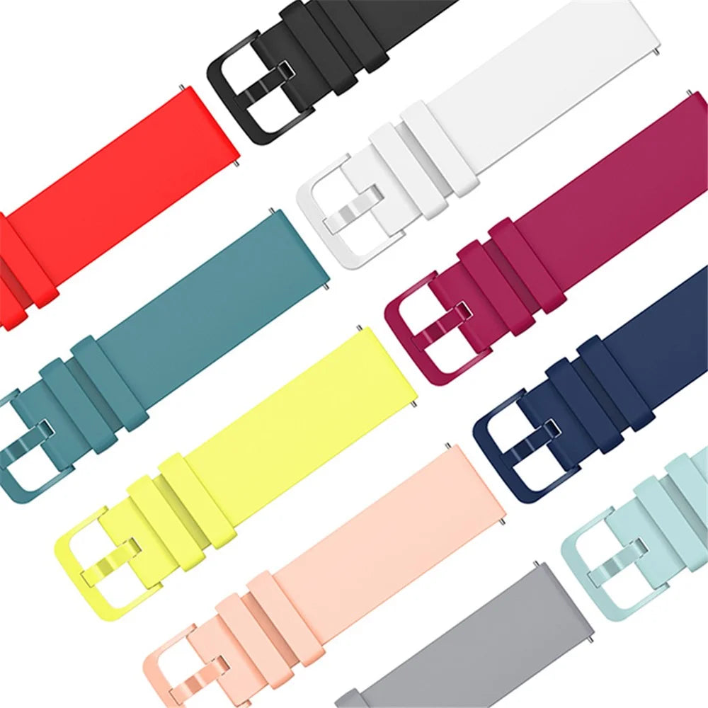 For Huawei TalkBand B5 Solid Color Soft Silicone Watch Band 18mm Adjustable Replacement Strap - Fuchsia - 5