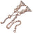 For Apple Watch Series 11 10 42mm / 9 8 7 41mm / SE3 SE2 SE 6 5 4 40mm / 3 2 1 38mm Watch Band Stainless Steel Bracelet Wristband Strap - Rose Gold - 4