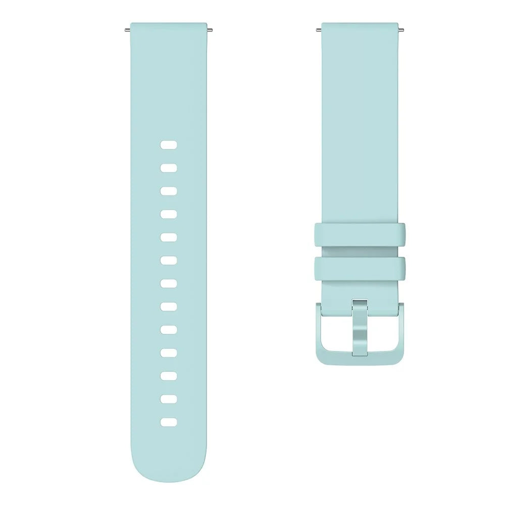 For Garmin Venu 2 Plus/Samsung Galaxy Watch4 Silicone Watch Band Quick Release Wrist Strap Sports Watch Replacement 20mm - Light Green - 6