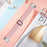 For Samsung Galaxy Fit R370 Woven Elastic Watch Band Adjustable Nylon Replacement Strap Wristband - Pink - 4
