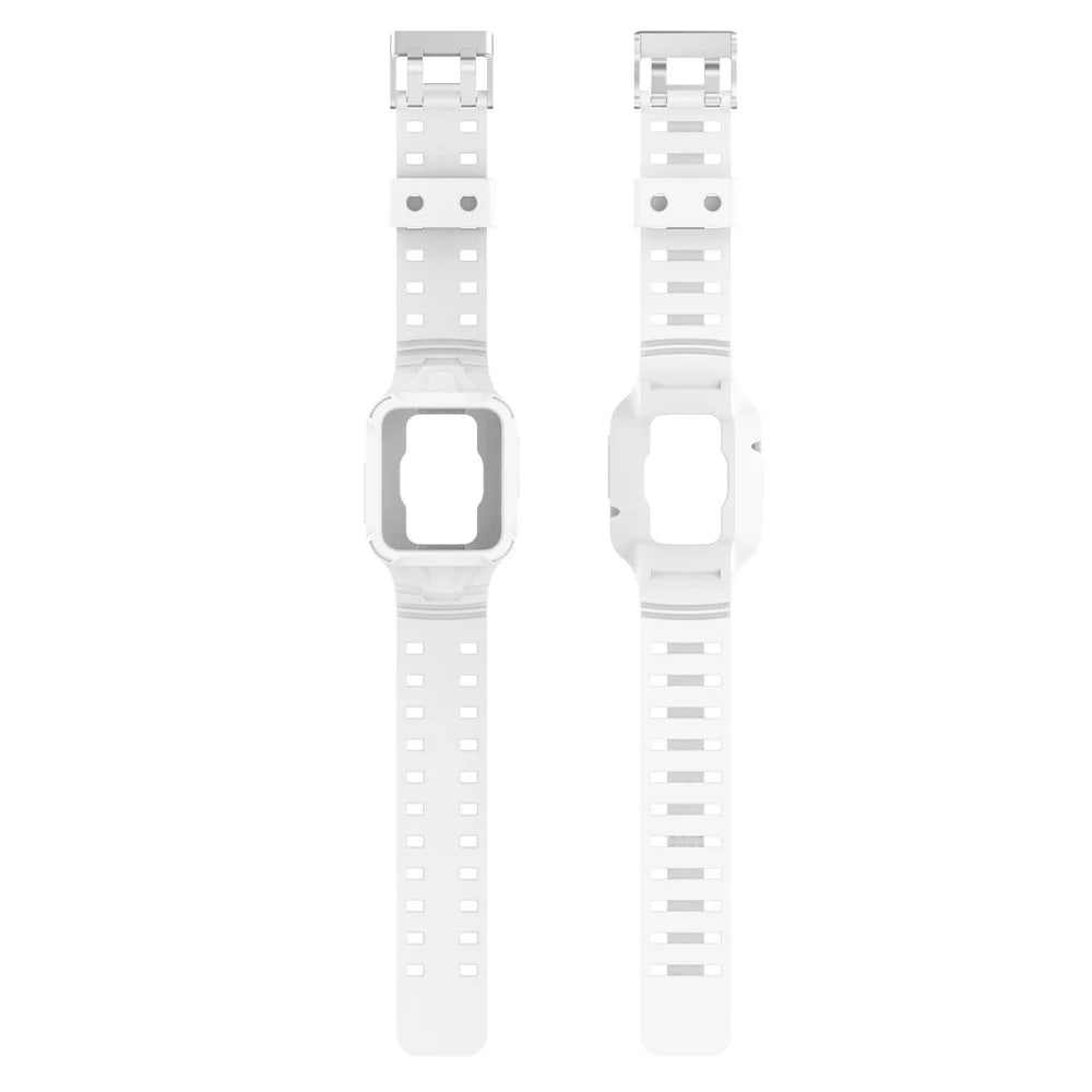 For Xiaomi Redmi Watch 2 Lite/Mi Watch Lite2/Lite1 Universal Silicone Watchband Wrist Strap Sports Watch Quick Release Watch Band Case with Buckle - White - 4