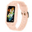 For Honor Band 6/Huawei Band 6/7 Replacement TPU Watch Band Adjustable Wrist Strap + Watch Case - Pink - 1