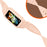 For Honor Band 6/Huawei Band 6/7 Replacement TPU Watch Band Adjustable Wrist Strap + Watch Case - Pink - 5