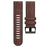 For Garmin Fenix 7X/6X Pro/Tactix 7 26mm Crocodile Texture Leather Coated Silicone Watchband Wrist Strap Replacement - Coffee - 5
