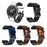 For Garmin Fenix 7/6 Pro/5 Plus Replacement Watch Strap 22mm Crocodile Texture Leather Coated Silicone Wrist Band - Coffee - 6