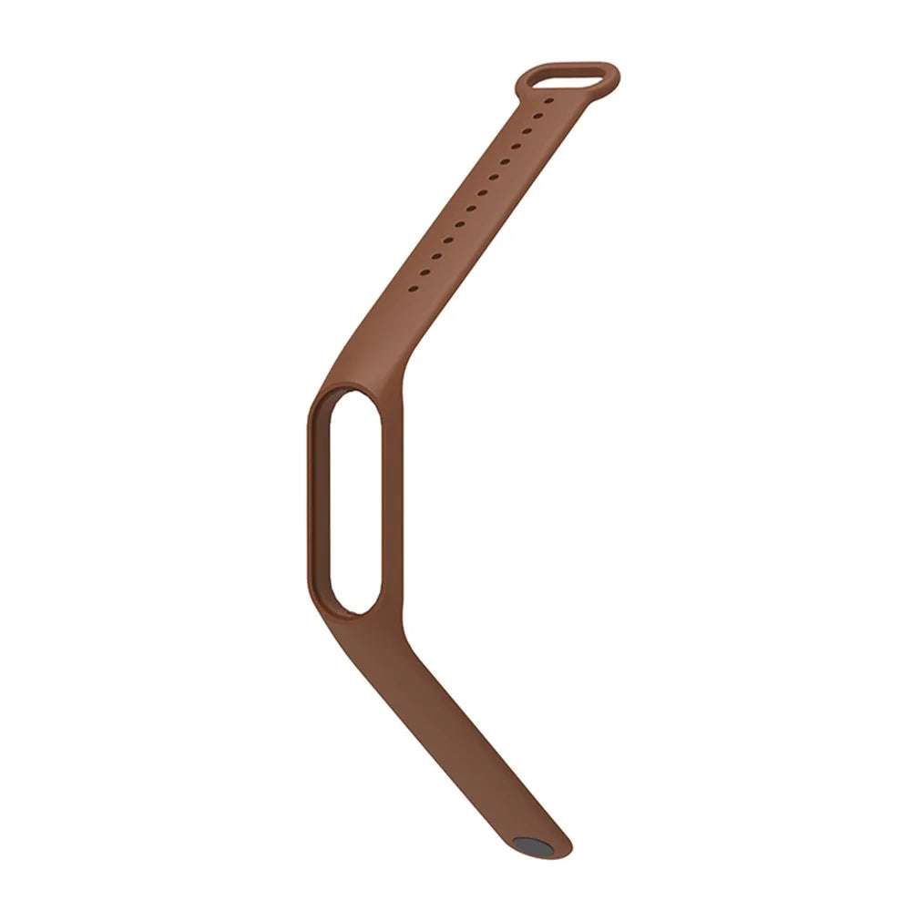 Soft TPU Watch Band for Xiaomi Mi Band 7, Adjustable Wrist Strap Bracelet Replacement - Brown - 3