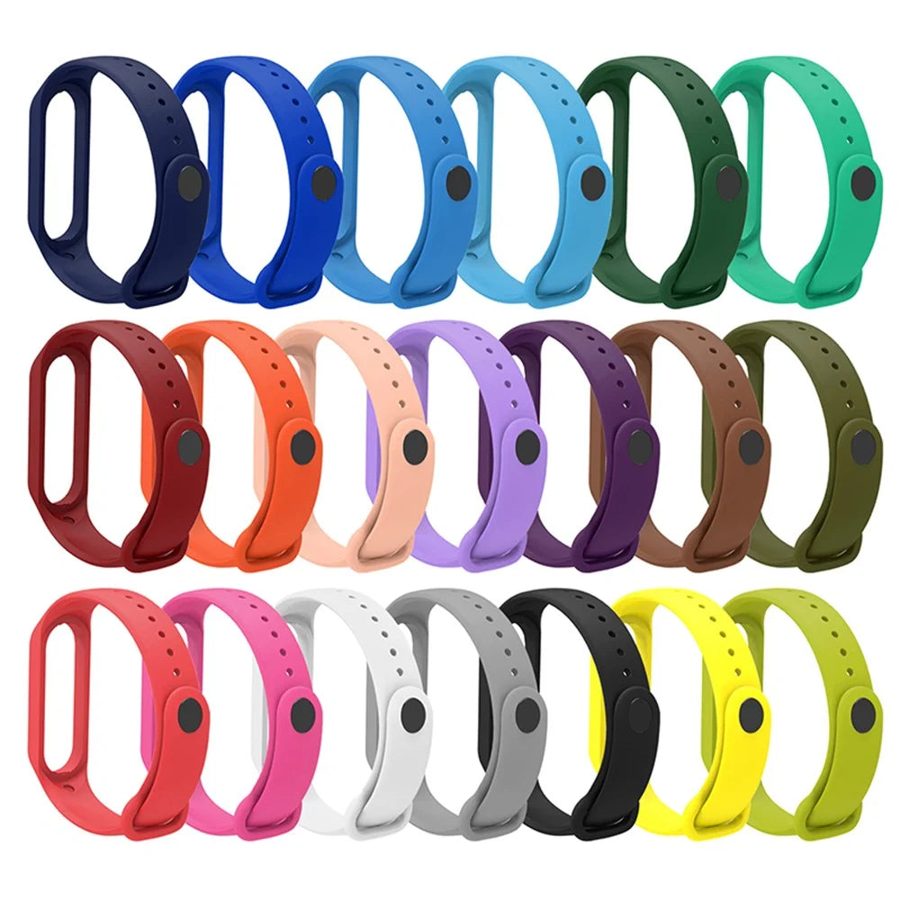 Soft TPU Watch Band for Xiaomi Mi Band 7, Adjustable Wrist Strap Bracelet Replacement - Brown - 4
