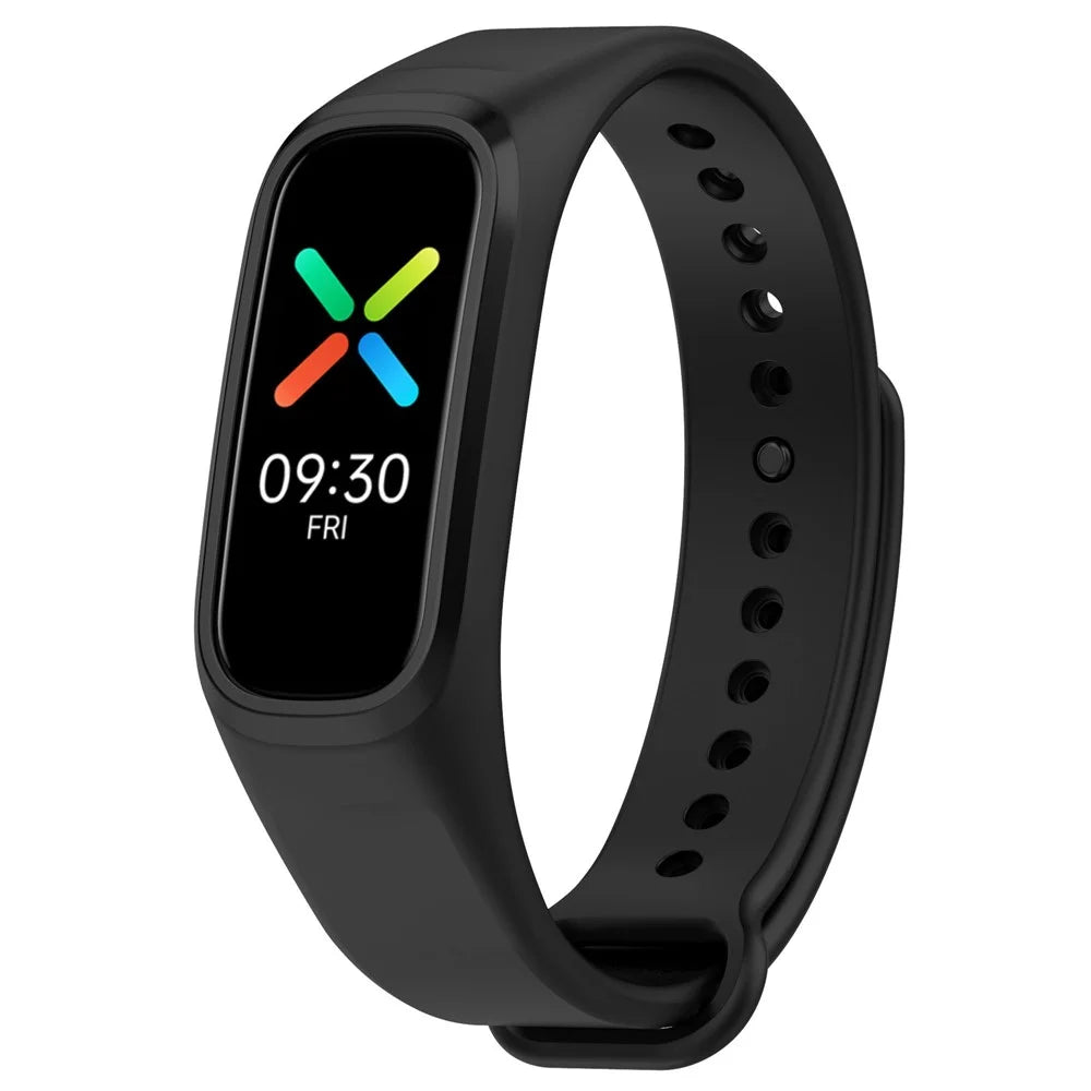 TPU Sports Watch Band for Oppo Band Vitality Edition, Adjustable Wrist Strap Replacement - Black - 2