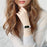 For Xiaomi Mi Band 7 Three-bead Wrist Strap Stainless Steel Watch Band Replacement with Foldable Buckle - Silver - 6