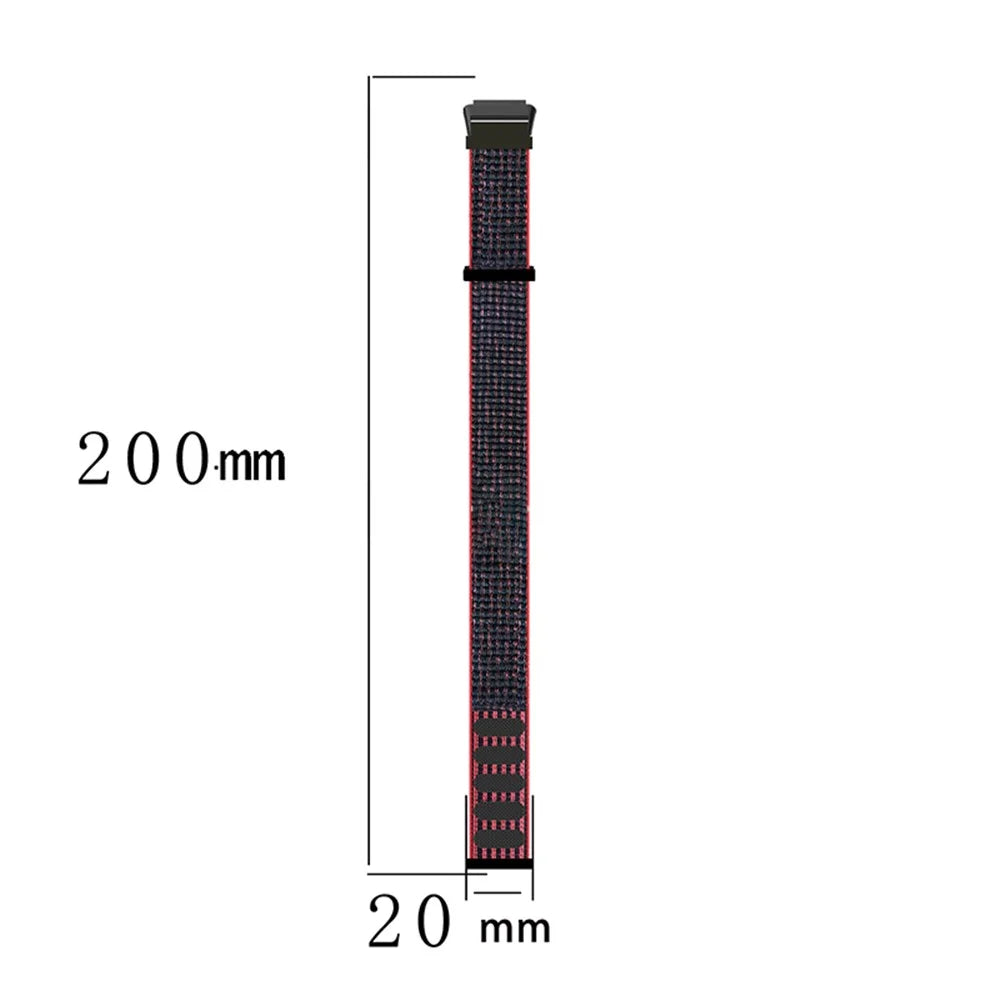 For Huawei Band 7 Soft Nylon Watch Band Adjustable Loop Fastener Sport Strap Wristband Replacement - Army Green - 5