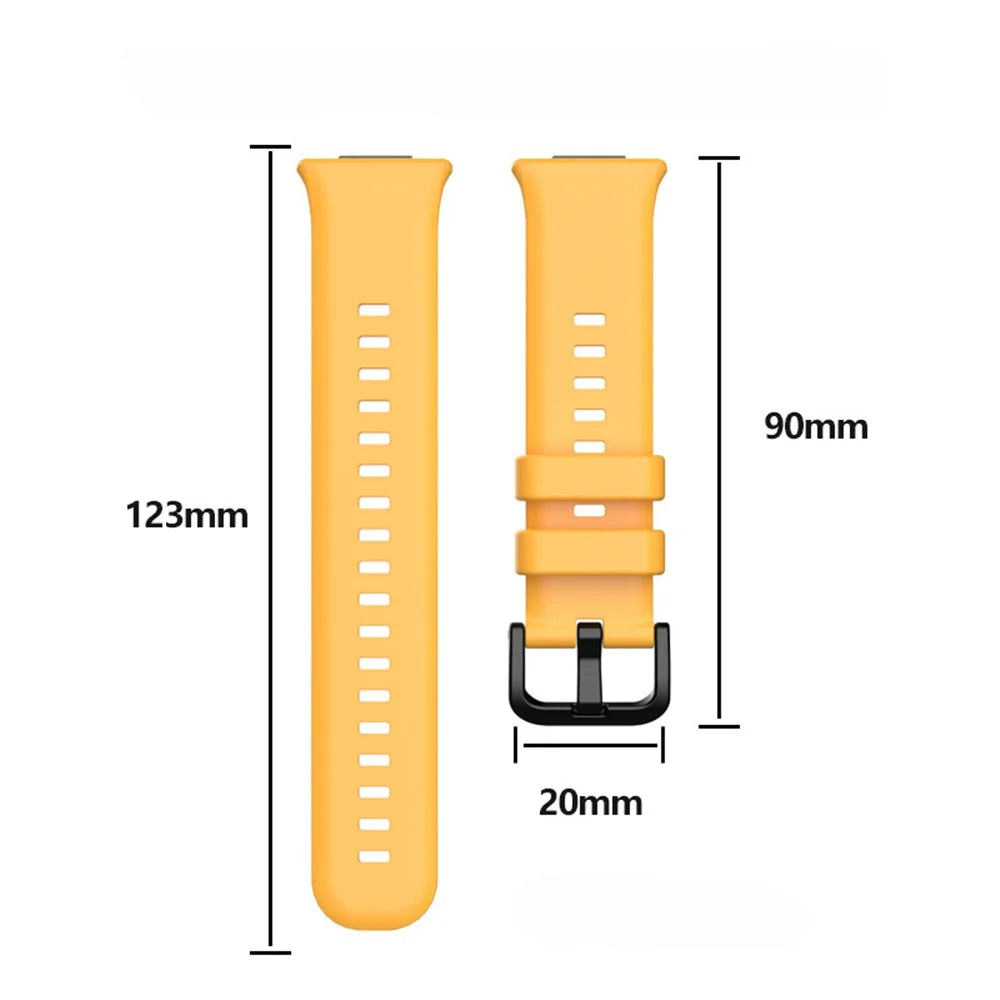 For Huawei Watch Fit 2 Silicone Watch Band Adjustable Soft Replacement Strap - White - 4