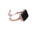For Apple Watch Ultra 3 2 1 49mm / Series 11 10 46mm / 9 8 7 45mm / SE3 SE2 SE 6 5 4 44mm / 3 2 1 42mm Stylish Durable Bracelet Metal Smart Watch Band Wrist Strap Replacement - Rose Gold - 1