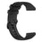 For Haylou Solar LS01 ID205 / Willful SW021 Universal Grid Texture Silicone Watchband Replacement - Black - 2