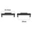 1 Pair Watch Adapter for Huawei Watch Fit 2, Metal Connector Watch Band Accessory - Black - 3