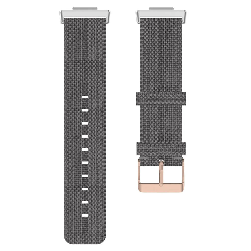 For Huawei Watch Fit 2 Watch Strap with Buckle Nylon Wrist Band Sports Watch 20mm Quick Release Watchband - Dark Grey - 5