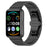 For Huawei Watch Fit 2 Smart Watch Band Buckle Design Metal Wrist Strap Replacement - Black - 2