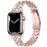 Watch Strap for Apple Watch Series 11 10 42mm / 9 8 7 41mm / SE3 SE2 SE 6 5 4 40mm / 3 2 1 38mm Stainless Steel Rhinestone Bracelet Band - Rose Pink - 2