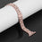 Watch Strap for Apple Watch Series 11 10 42mm / 9 8 7 41mm / SE3 SE2 SE 6 5 4 40mm / 3 2 1 38mm Stainless Steel Rhinestone Bracelet Band - Rose Pink - 4