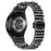 For Samsung Galaxy Watch4 Active 40mm / 44mm  /  Watch4 Classic 42mm / 46mm Stainless Steel Replacement Band 7 Beads Watch Bracelet Strap - Black - 2