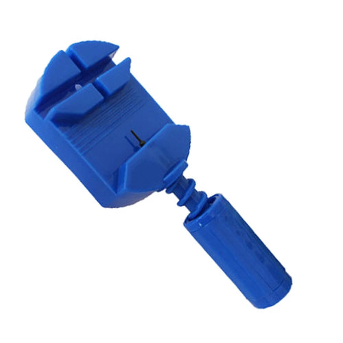 Stainless Steel Watch Band Splitter Manual Metal Watch Chain Pin Disassemble Watch Repair Tool - Blue - 1